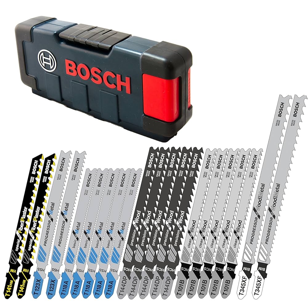 Amazon.co.jp: BOSCH ジグソーブレード 21本セット ケース付